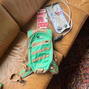 GEIGERRIG’s RIG 300 Green and Tan Hydration Backpack